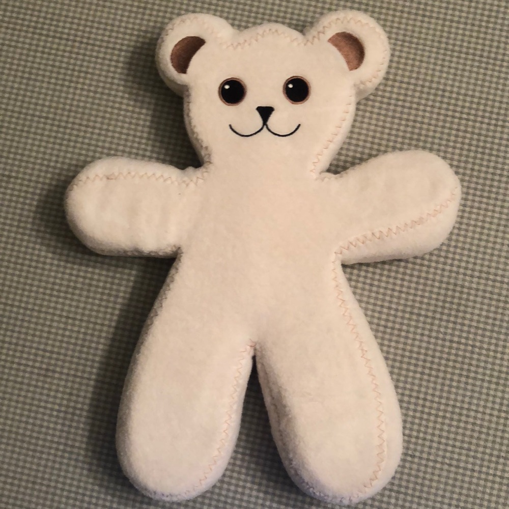 Vintage IKEA Cream Bendable Poseable Plus 13” Teddy Bear Brum UNICEF - #460